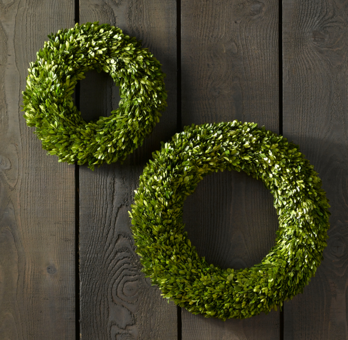 Preserved Boxwood Wreaths