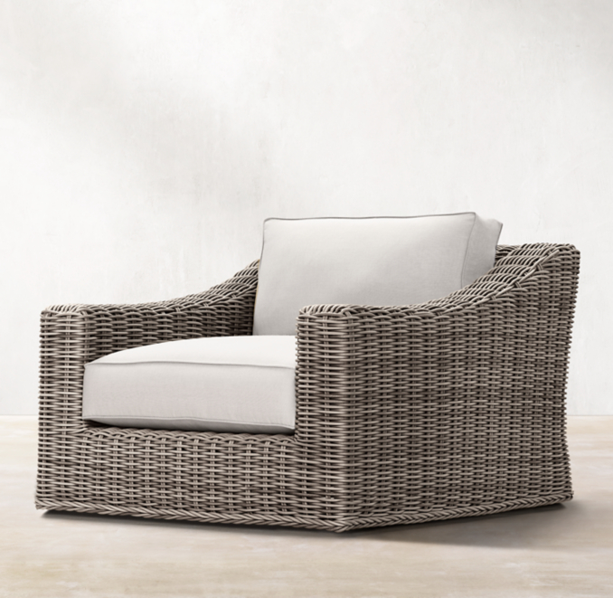 Provence Luxe Swivel Lounge Chair