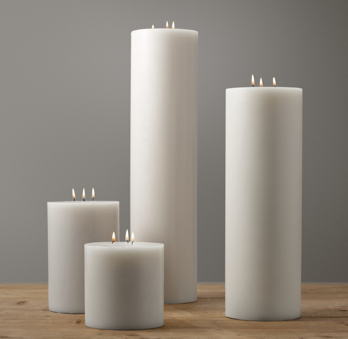 3Wick Pillar Candle