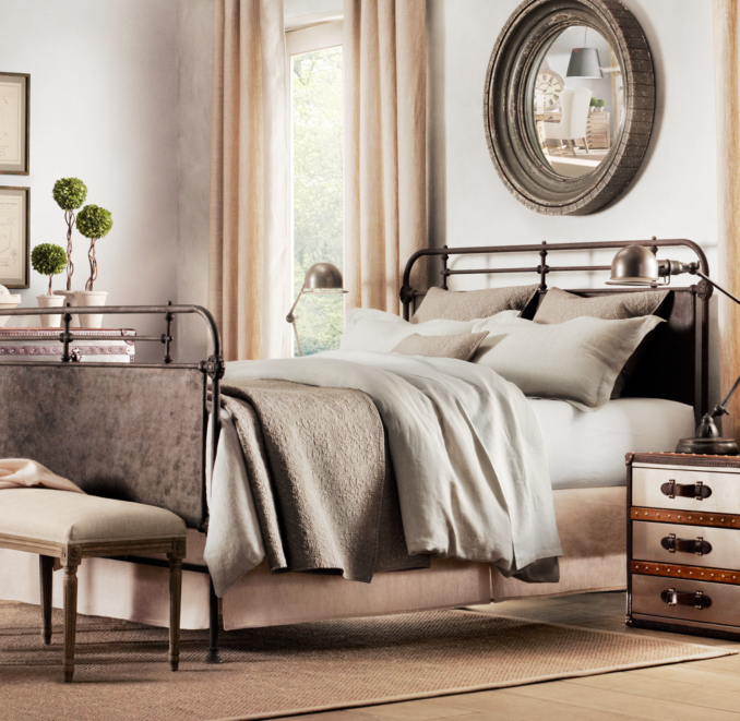 VintageWashed Belgian Linen Quilt