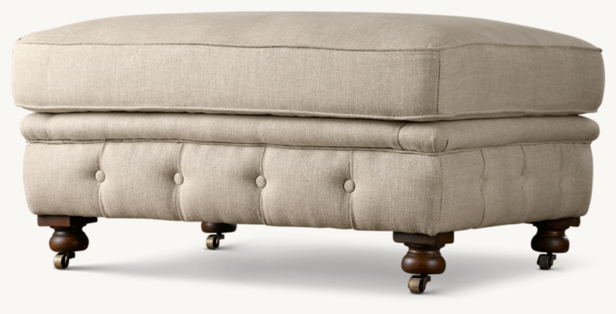 Shown in Sand Classic Belgian Linen.