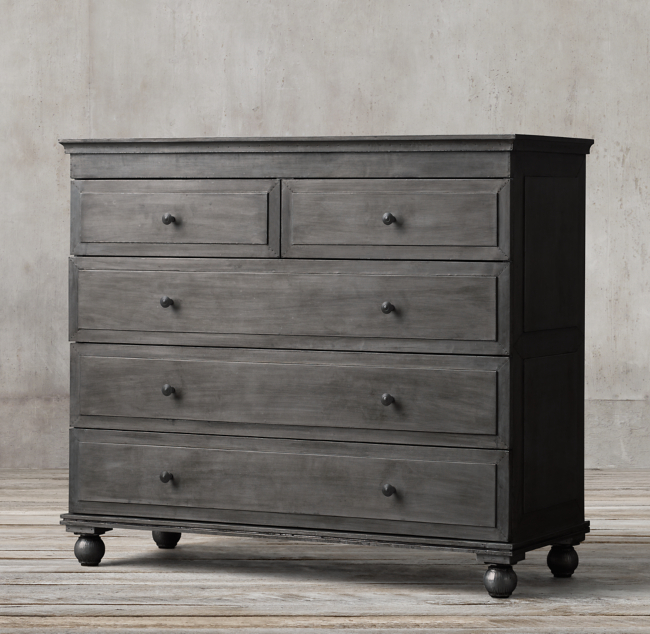 Annecy Metal Wrapped 5 Drawer Dresser