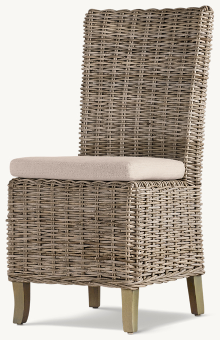 Handwoven Rattan Side Chair