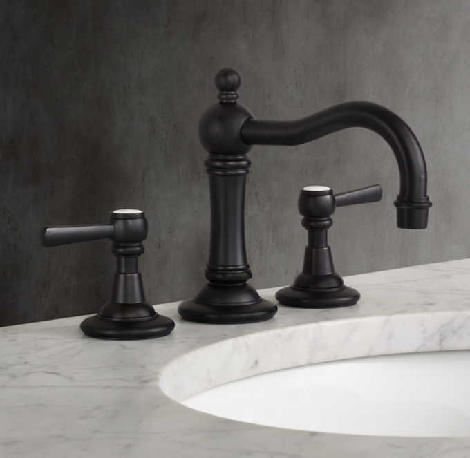 Vintage Lever-Handle 8&#34; Widespread Faucet
