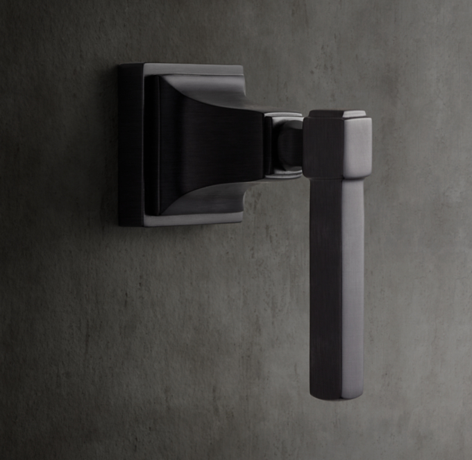 Dillon Lever-Handle Flow Control Valve & Trim Set For Thermostatic Systems