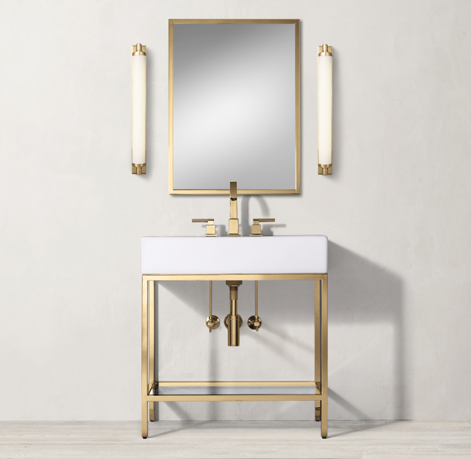 Hudson Metal Console Washstand