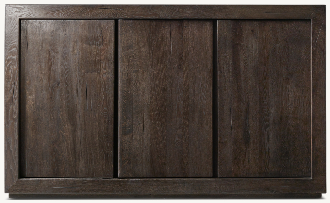 Reclaimed Oak Triple-Door Sideboard