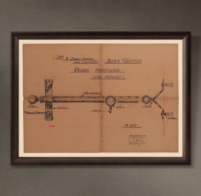 Soportes para Cortinas ("Curtain Rods"), 1942