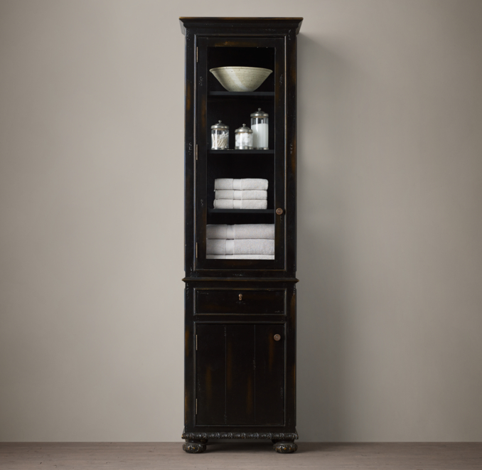 French Empire Bath Cabinet 