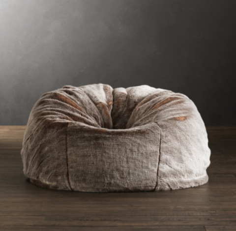 Luxe Faux Fur Bean Bag Collection Rh