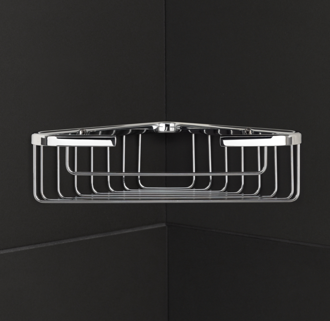 Inda Hotellerie Double Corner Shower Basket Chrome... 106