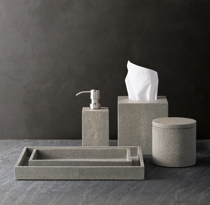 Shagreen Bath Accessories