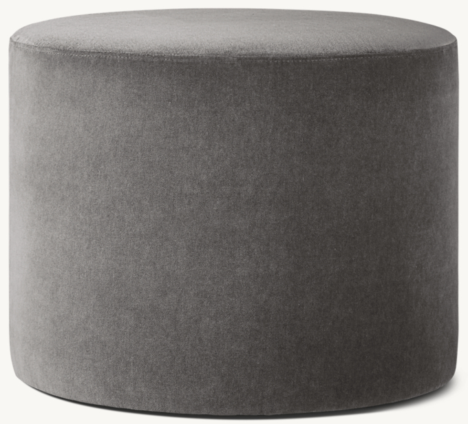 Restoration hardware round ottoman discount