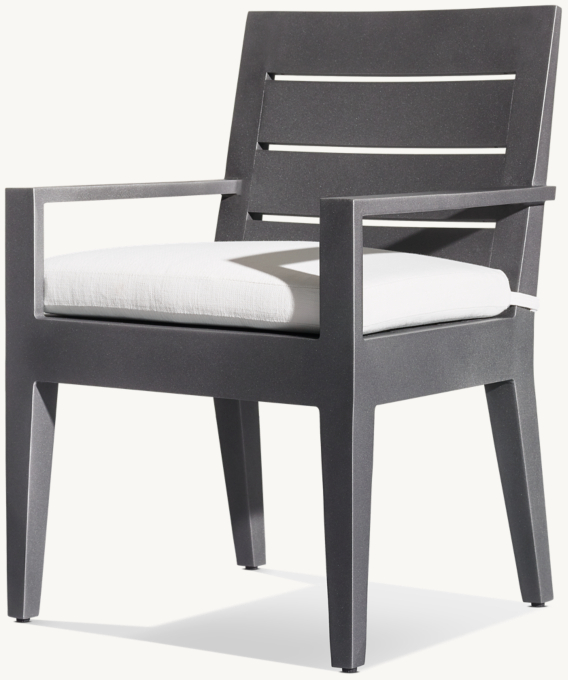 Belvedere Aluminum Dining Armchair