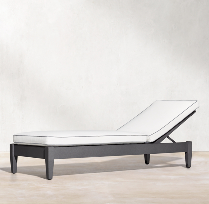 Santa Monica Aluminum Chaise