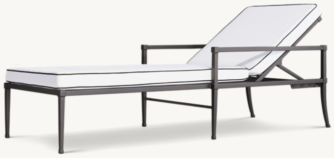 Trousdale Cast Aluminum Chaise