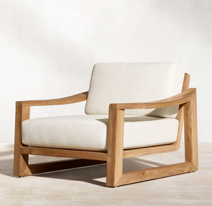 Sebastian Teak Lounge Chair Cushions