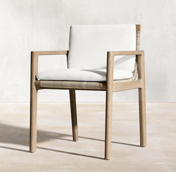 Mesa Teak Dining Armchair