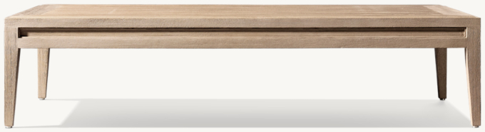 Greystone Teak Rectangular Coffee Table