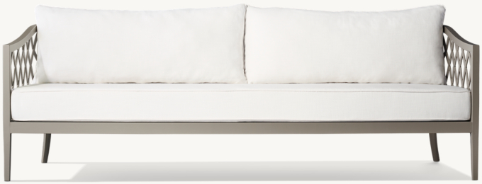 Greystone Cast Aluminum Sofa