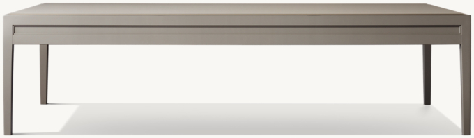 Greystone Cast Aluminum Rectangular Coffee Table
