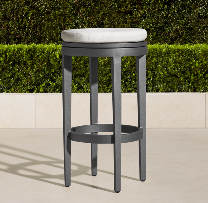 Classic Aluminum Swivel Barstool