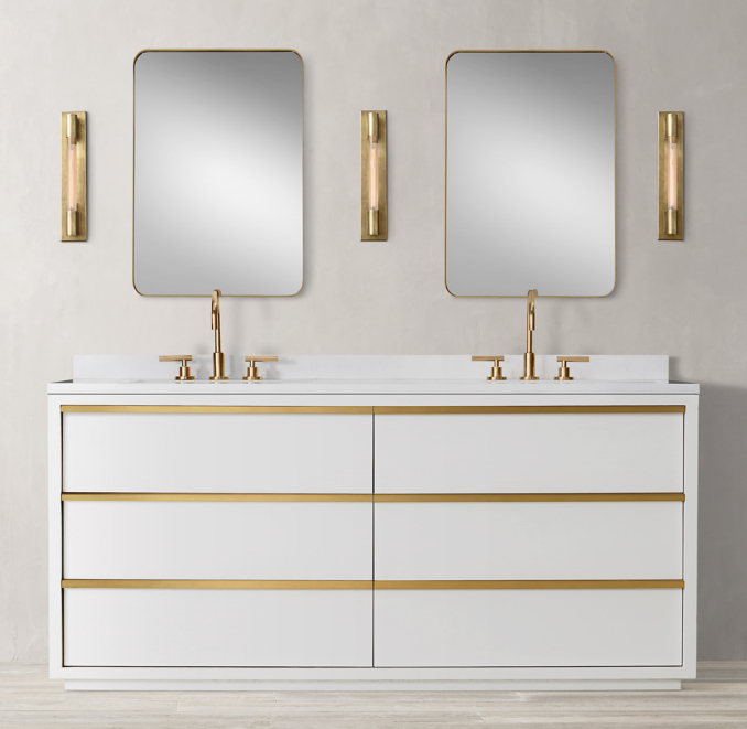 Bezier Double Vanity