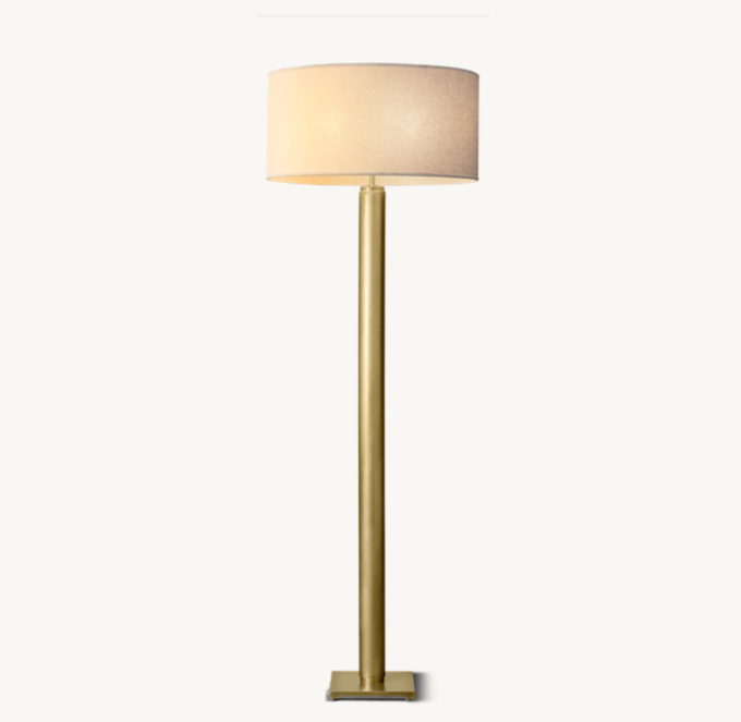 Cylindrical Column Floor Lamp