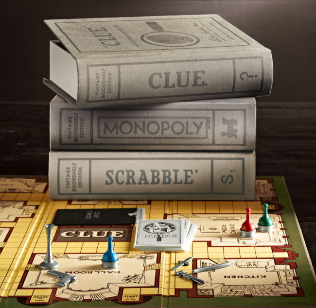 Vintage Bookshelf Monopoly