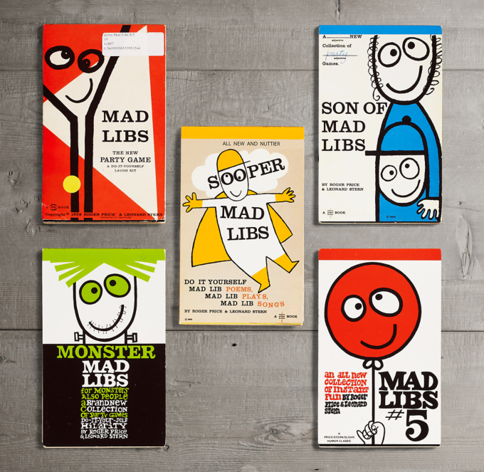 Mad Libs Set Of 5 - 