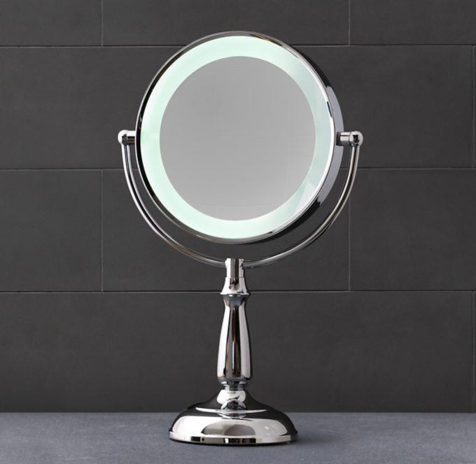 Classic Lit Tabletop Mirror