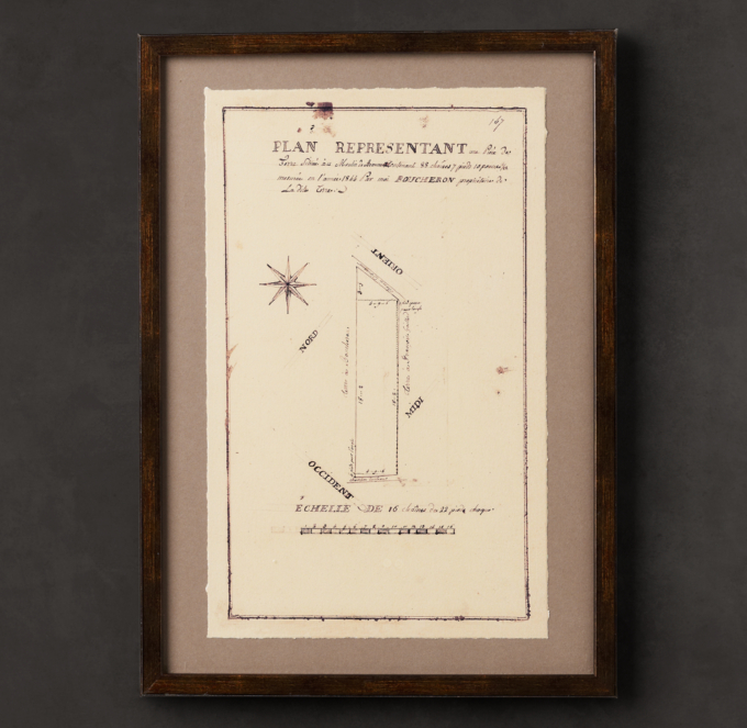 19th C. French Architectural Schematics 1