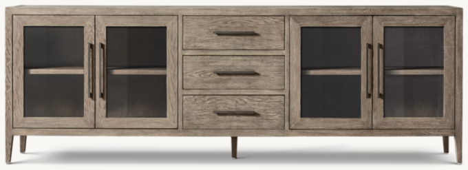 Shown in Grey Oak/Satin Pewter.