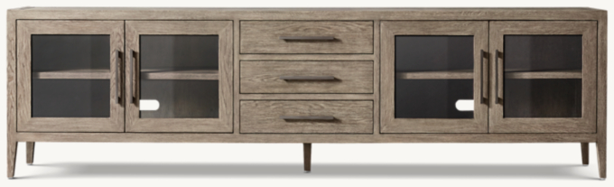 Shown in Grey Oak/Satin Pewter.