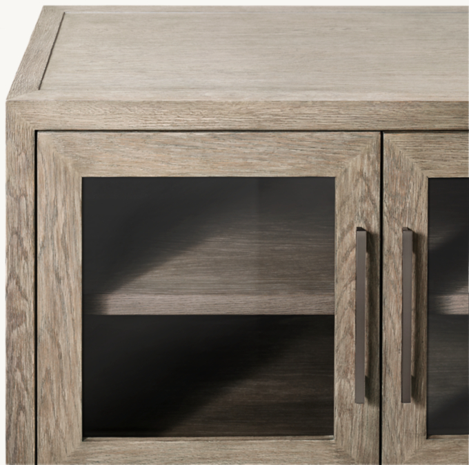 Shown in Grey Oak/Satin Pewter.