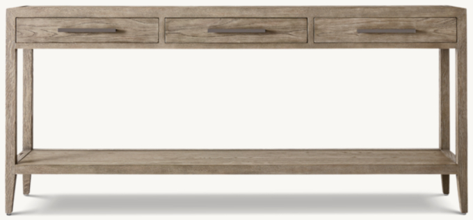 Shagreen console table on sale restoration hardware