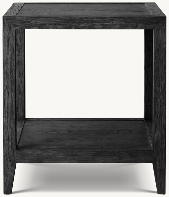 French Contemporary Square Side Table
