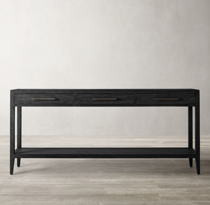 restoration hardware console table