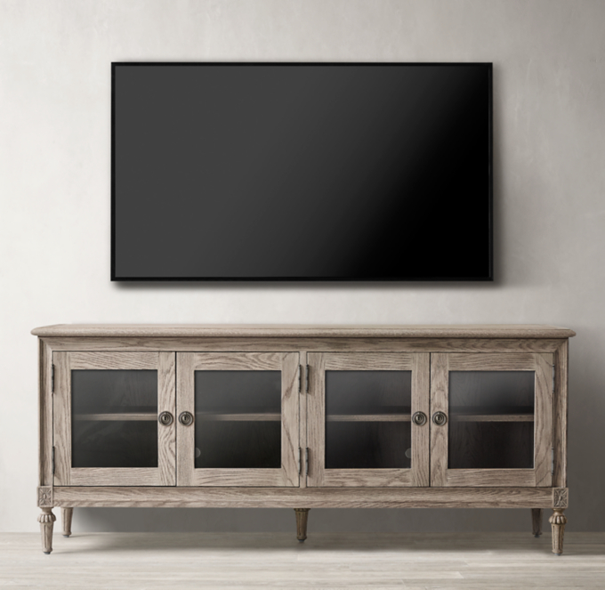 Maison Glass 4door Media Console
