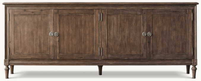 Front view of Maison 4-Door Sideboard 