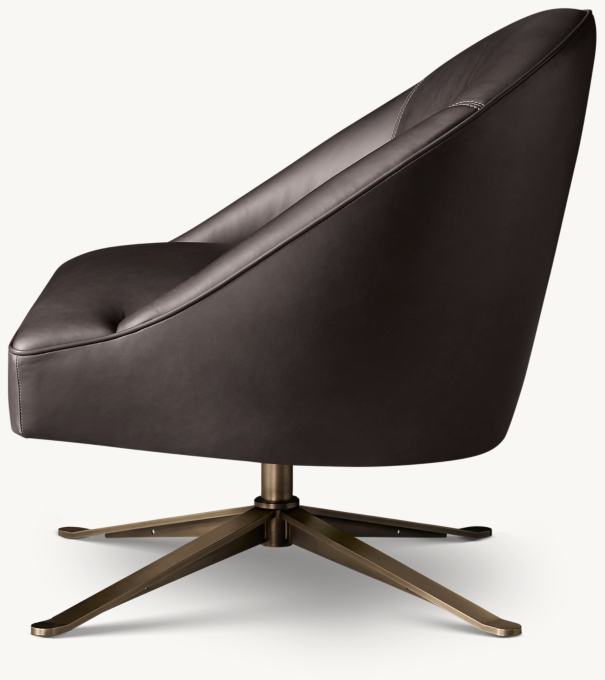 Restoration hardware swivel online chair