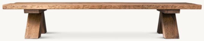 Oak Brûlé Live-Edge Coffee Table