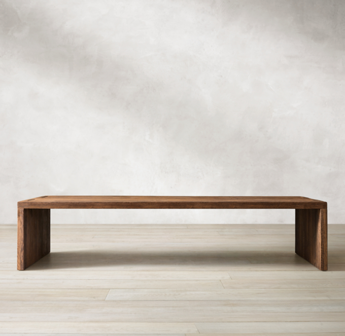 Oak Brule Waterfall Coffee Table