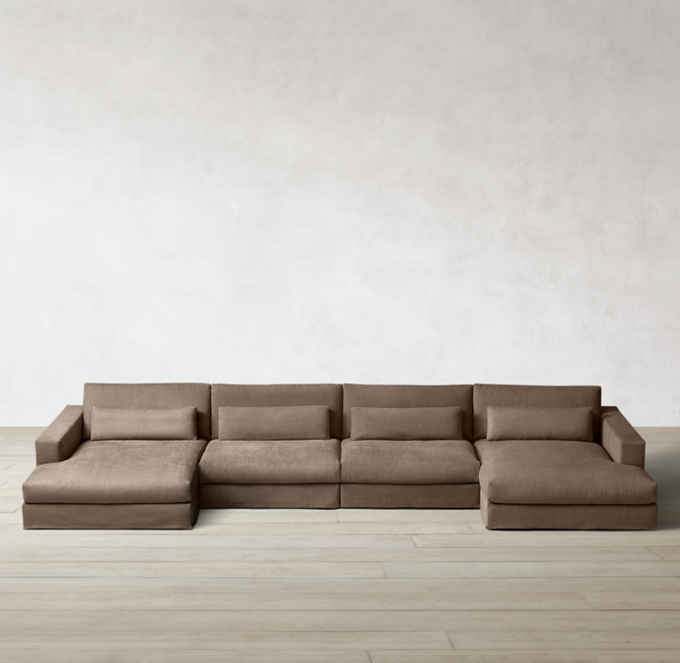 Restoration hardware store lugano sectional