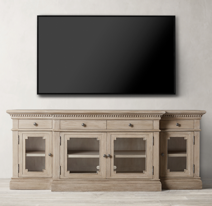 St. James Glass 80" Media Console