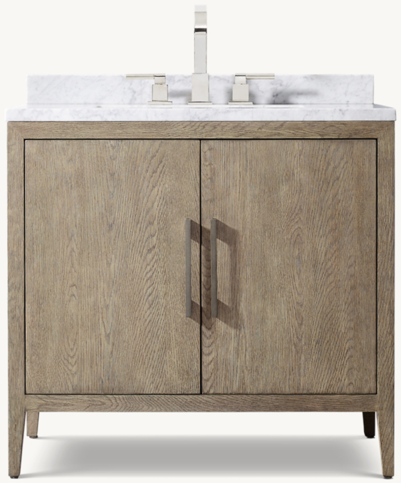 Restoration Hardware Single Sink Bathroom Vanity