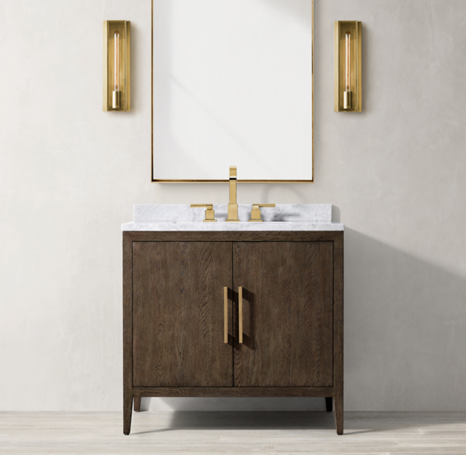 French Contemporary Single Vanity