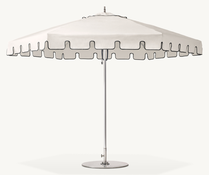 Tuuci&#174; Ocean Master Classical Roman Valance Round Umbrella