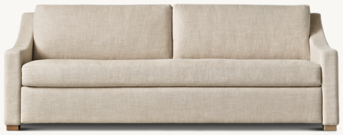 Restoration hardware deals slope arm sofa