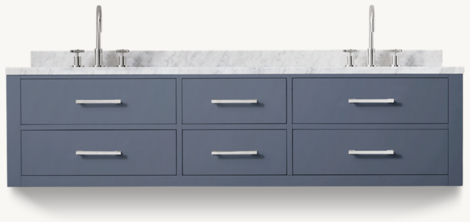 Hutton Double Floating Vanity